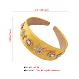 Star Round Shaped Rhinestone Hairband for Women