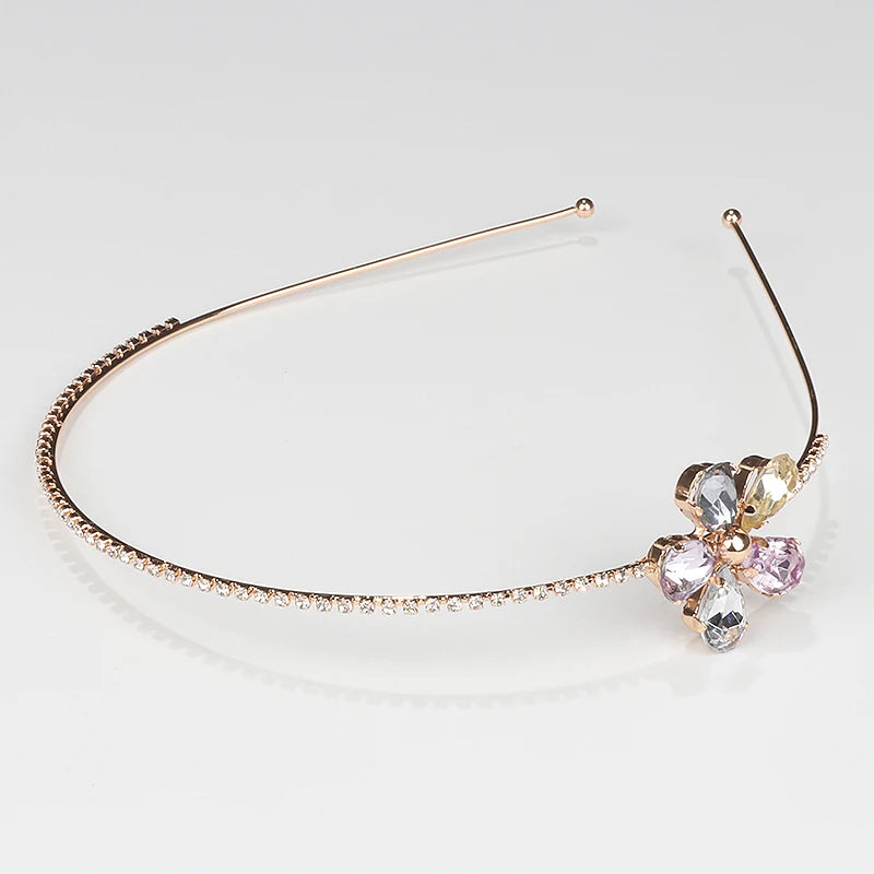 Rhinestone Princess Metal Headband Jewelry Bridal Hair Accessories