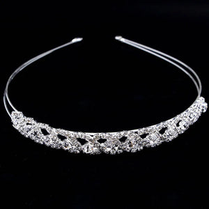 Rhinestone Tiara Crown Crystal Headpiece Hair Decorations