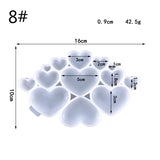 Star Love Moon Pendant Necklace Silicone Mold DIY Jewelry Making Earring