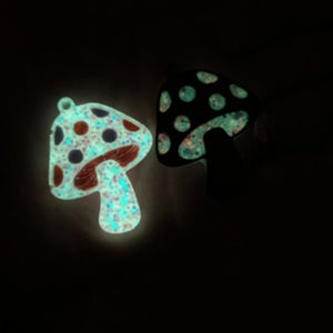 Toadstool Mushroom Earrings Resin Mold Keychain Pendant Silicone Mould