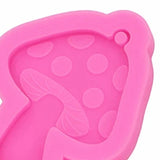 Toadstool Mushroom Earrings Resin Mold Keychain Pendant Silicone Mould