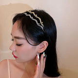 Crystal Headband for Women Hairband Girl Press Hair Hairstyle