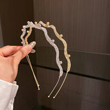 Crystal Headband for Women Hairband Girl Press Hair Hairstyle