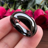 Tungsten Ring Wedding Band 6MM 8MM Polished Finish
