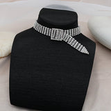 Zircon Belt Neck Chain Necklace Women's Wedding Jewelry