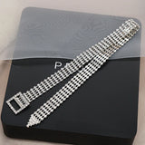 Zircon Belt Neck Chain Necklace Women's Wedding Jewelry