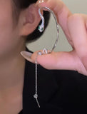 Zircon Snake Ear Hanging Ear Clip Cuff For Women Girls Party Jewelry