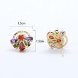 Plated Colorful Earrings for Women