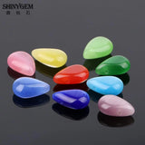 Cat Eye Water Drop Stone Beads 50pcs/Lot