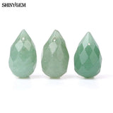 10PCS 12*20mm Green Aventurine Stone Loose Bead for DIY Jewelry Making