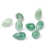 10PCS 12*20mm Green Aventurine Stone Loose Bead for DIY Jewelry Making