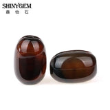ShinyGem 12*16mm Brown Coffee Agates Beads Natural Stone for Jewelry Making