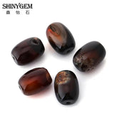 ShinyGem 12*16mm Brown Coffee Agates Beads Natural Stone for Jewelry Making