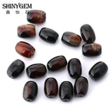 ShinyGem 12*16mm Brown Coffee Agates Beads Natural Stone for Jewelry Making