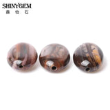 ShinyGem 13x18mm Coffee Brown Agate Loose Beads for Jewelry Making 20pcs