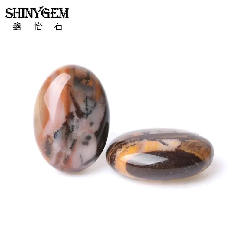 ShinyGem 13x18mm Coffee Brown Agate Loose Beads for Jewelry Making 20pcs
