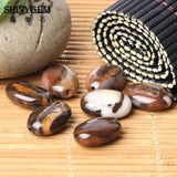 ShinyGem 13x18mm Coffee Brown Agate Loose Beads for Jewelry Making 20pcs