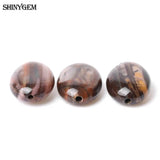 ShinyGem 13x18mm Oval Brown Agates Loose Stone Beads 10pcs
