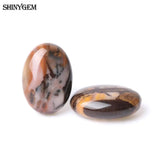 ShinyGem 13x18mm Oval Brown Agates Loose Stone Beads 10pcs