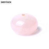 20pcs Smooth Natural Rose Crystal Beads 8* 12mm