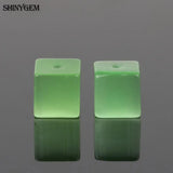 Cat Eye Cube Bead Mix 4mm/6mm Random Colors Fluorescence Stone Beads 20pcs/Lot