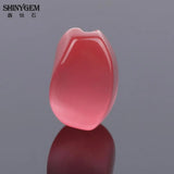 Natural Cat Eye Beads Charm 8*12mm Twisted Column White/Rose 20pcs