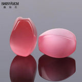 Natural Cat Eye Beads Charm 8*12mm Twisted Column White/Rose 20pcs