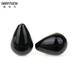 ShinyGem Big Water Drop Agates Bead Tear Drop Brazil Agates Natural Stone Beads