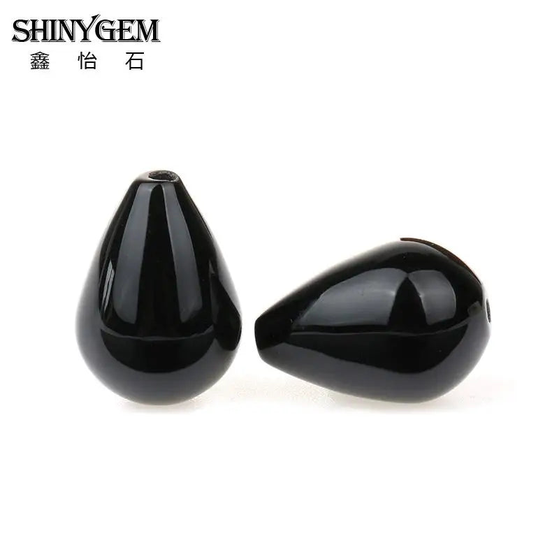 ShinyGem Big Water Drop Agates Bead Tear Drop Brazil Agates Natural Stone Beads