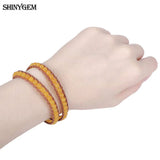 ShinyGem Agates Crystal Stone Loop Bracelets for Men