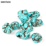 Green Turquoises Solid Real Pattern Natural Stone Beads