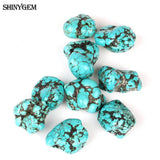 Green Turquoises Solid Real Pattern Natural Stone Beads