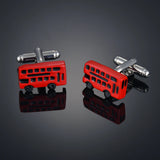 Men's Crystal/Bus/Deer/Fish/Dragon Cufflinks