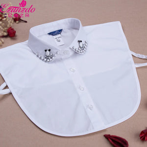 100% Cotton Peter Pan Collar Shirt for All-Match Style
