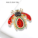 Shmik Fruit Enmale Bee Brooch Pin Crystal Corsage Accessories