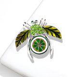 Shmik Fruit Enmale Bee Brooch Pin Crystal Corsage Accessories