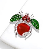 Shmik Fruit Enmale Bee Brooch Pin Crystal Corsage Accessories