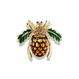 Shmik Fruit Enmale Bee Brooch Pin Crystal Corsage Accessories