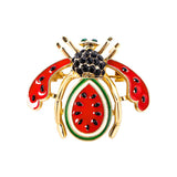 Shmik Fruit Enmale Bee Brooch Pin Crystal Corsage Accessories