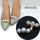 Bride Wedding Shoe Clips Rhinestone Flower Charm Buckle