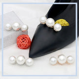 Bride Wedding Shoe Clips Rhinestone Flower Charm Buckle