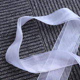 Satin Ribbon Flat Transparent Silk Shoelaces Dance Party Girl Strings