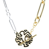 Shooting Star Ginkgo Chain Necklace for 925 Sterling Silver Charm Jewelry