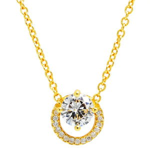 Shooting Star I-D Collier Pave & Bead O Pendant Necklace 925 Sterling Silver