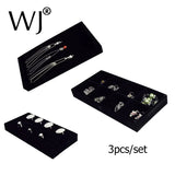 Jewelry Display Tray Kit for Rings Bracelets Necklaces
