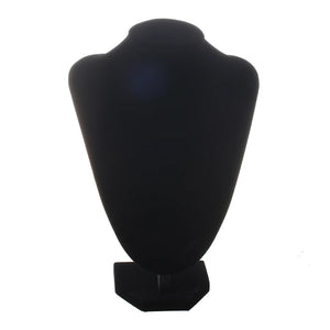 Mannequin Bust Jewelry Display Stand Holder Black-XL