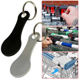Recycled Aluminum Alloy Shopping Cart Token Key Ring