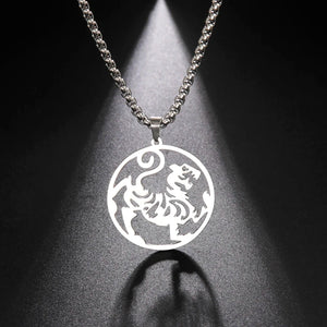 Shotokan Karate Martial Arts Necklace for Men Women Stainless Steel