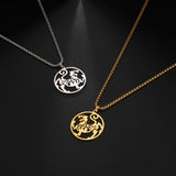 Shotokan Karate Martial Arts Necklace for Men Women Stainless Steel